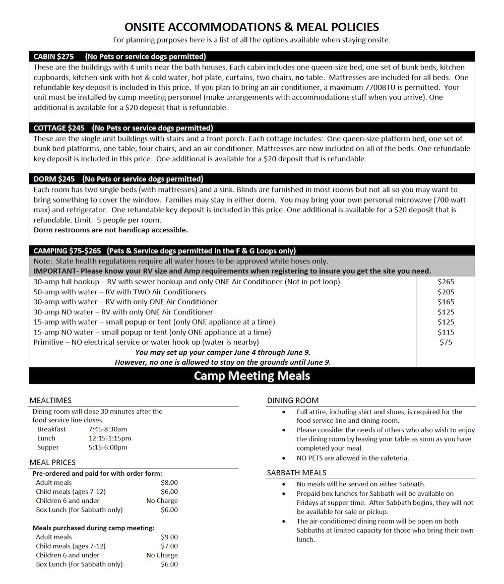 Michigan Conference Registration